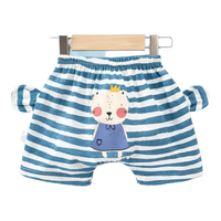 迷你木木屋儿童短裤夏季男女宝宝纯棉屁屁裤儿童网眼棉家居裤透气 皇冠猫（网眼棉） 73 cm身高66-72cm