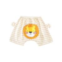 迷你木木屋儿童短裤夏季男女宝宝纯棉屁屁裤儿童网眼棉家居裤透气 狮子 120 cm 身高109-118cm