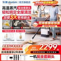 东菱 多功能蒸汽清洁机 家用布艺地毯窗户厨房油污全屋清洗机DL-7901全家福套装