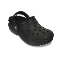 crocs 儿童小童暖棉洞洞鞋保暖宝宝冬季舒适棉鞋拖鞋
