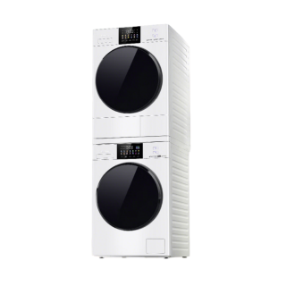 Panasonic 白月光4.0 Ultra系列 XQG100-N532T+NH-8532NR 热泵式洗烘套装 月光白