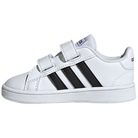  adidas/阿迪达斯 耐磨 男小童运动鞋  白/黑 23