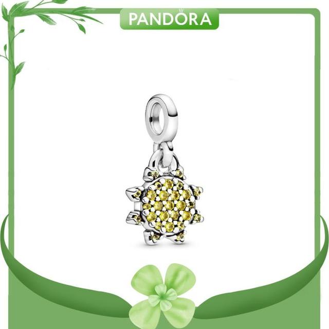 PANDORA 夏日艳阳串饰925银创意项链吊坠组套