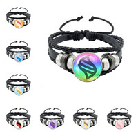 Pokemon 宝可梦 黑色皮绳按扣手链 超级沙奈朵mega进化石