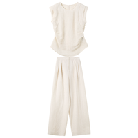  3COLOUR/三彩 莱赛尔松弛 女士套装