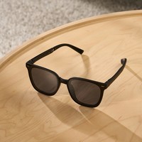 移动端：米家 小米可折叠偏光太阳镜男女开车墨镜 防紫外线超轻方框眼镜 绒雾黑