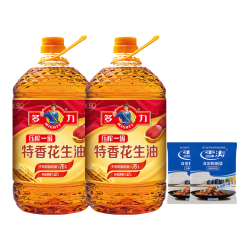 多力 物理压榨 花生油5L*2