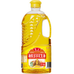 鲁花 油酸多多 5S压榨浓香花生油 1.6L