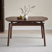  QuanU/全友 可伸缩 实木餐桌