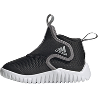 adidas/阿迪达斯 耐磨 男中童训练鞋 魔术贴 黑灰色 24