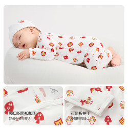 巴拉巴拉 纯棉 婴儿连体衣