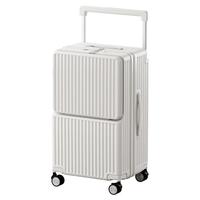  VARTIST 大容量 行李箱 拉杆 防爆拉链 前开口 减震拉杆