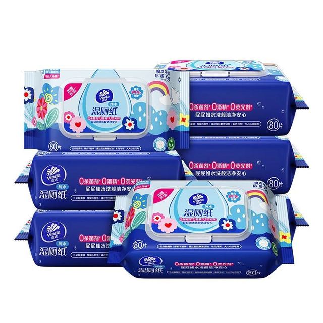 维达 多巴胺湿厕纸80抽*7包