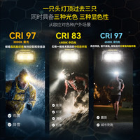  NITECORE/奈特科尔 高显色多色温 头灯+收纳包 HA27 UHE【800流明】+收纳包