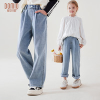 多妙屋 宽松 女童牛仔裤 120