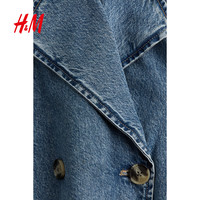 H&M 设计感廓形 女士短风衣