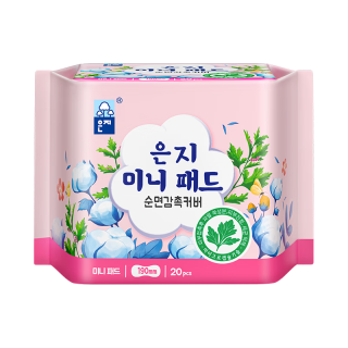 Eun jee 抑菌净味 迷你卫生巾 艾草抑菌 190mm 20片 韩国