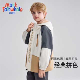  MARK FAIRWHALE/马克华菲 防风 儿童外套 军绿束脚