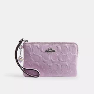  COACH/蔻驰 经典标志心形吊坠 女士腕包