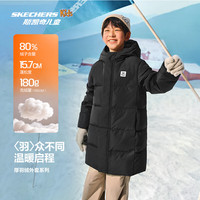 SKECHERS/斯凯奇 保暖 儿童羽绒服 碳黑/0018 130 充绒量122g