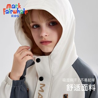  MARK FAIRWHALE/马克华菲 防风 儿童外套 军绿束脚