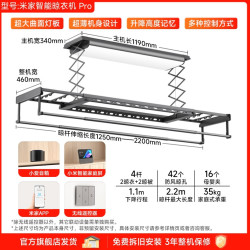 米家 Pro 智能电动晾衣架 2.2m 极地灰