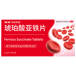 奥邦 妈妈神器 琥珀酸亚铁片30片 补铁剂 缺铁性贫血铁片 改善贫血