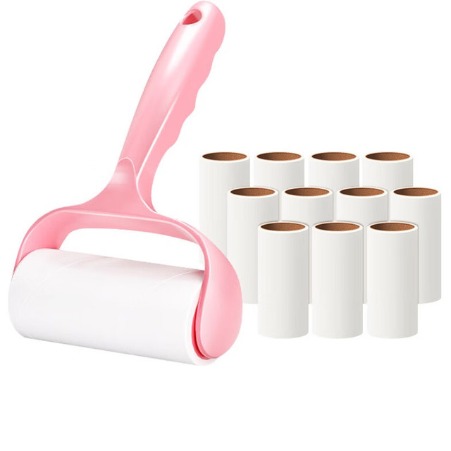 粘毛神器 滚筒粘毛器 1手柄+3卷纸 10cm