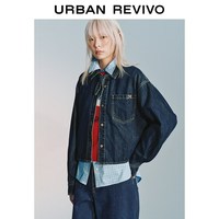  URBAN REVIVO 女士牛仔衬衫