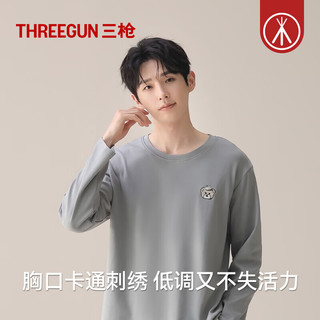  THREEGUN/三枪 超柔软 男士睡衣 灰色 XL