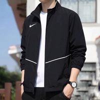 NIKE 外套春季新款男士宽松跑步运动服男款上衣休闲夹克BV4871