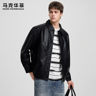  MARK FAIRWHALE/马克华菲 耐磨抗皱 男士皮衣