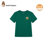 Hush Puppies/暇步士 时尚糖果森系假日感 儿童短袖