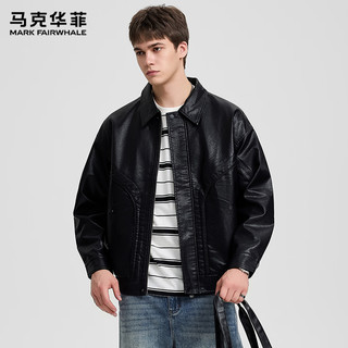 MARK FAIRWHALE/马克华菲 耐磨抗皱 男士皮衣
