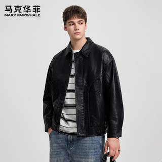  MARK FAIRWHALE/马克华菲 耐磨抗皱 男士皮衣
