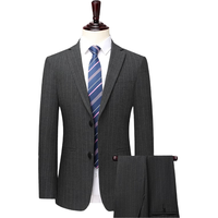 SHANSHAN/杉杉 修身 男士西服套装 SSA233382725灰色 52 /185【145-160斤】