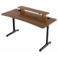  PSEAT/赛途 人体工学 电脑桌 弧形电竞桌【1.5米胡桃木】单桌