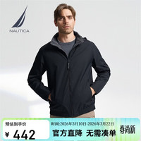 NAUTICA 男士双面穿隐藏帽薄外套夹克 JO3351