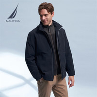 NAUTICA 男装 防轻溅水四面弹立领厚外套 JC3304