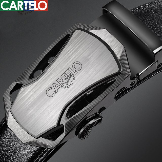 卡帝乐鳄鱼 男士真皮皮带 96655lk