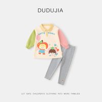  DUDUJIA/嘟嘟家 舒适 女童套装+打底裤 120