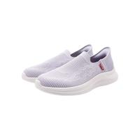  足力健 轻便透气 女士休闲鞋 艾草鞋602A女香薰紫色 42