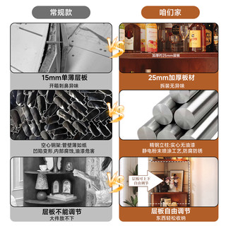  赛杉 加厚25MM高强度板材 转角置物架