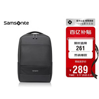 移动端、京东百亿补贴：新秀丽 CAPER系列 14英寸双肩电脑包 TX6*001 黑色