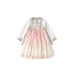 嘟嘟家 女童春季汉服连衣裙