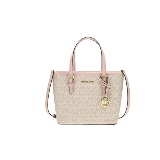 MICHAEL KORS JET SET TRAVEL系列 女士手提包 35T9GTVT0B 香草拼粉色