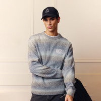 杰克琼斯 百搭渐变刺绣针织衫