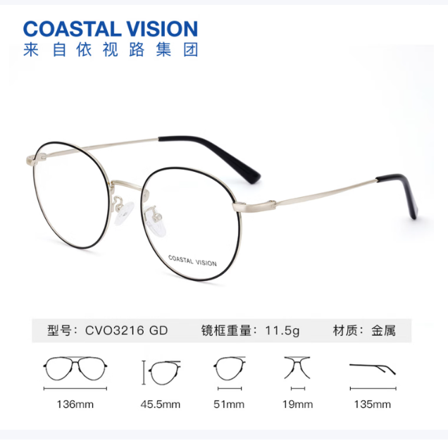 今日必买：依视路 膜岩/A4/膜御 +1.56-1.67折射率*2现片（原厂加工+任选框）