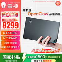 移动端、京东百亿补贴：雷神 RTX4060 迷你独显游戏电竞设计AI电脑mini主机  i7-13620H 32GB 1TB