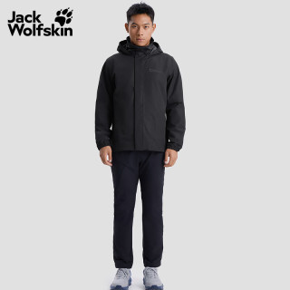 Jack Wolfskin STORMY防水单层冲锋衣 黑色 2XL